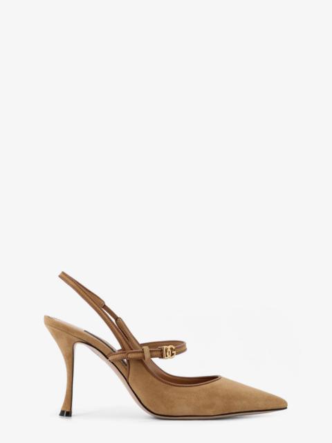 Dolce & Gabbana Suede Slingback Pumps