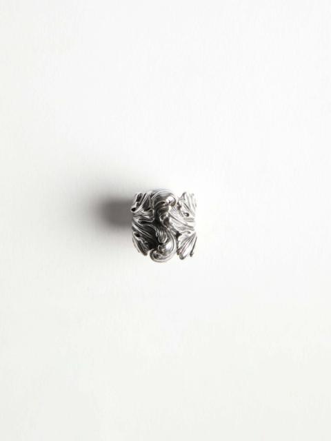 JW Anderson BAROQUE CASTED RING IN 18KT WHITE GOLD