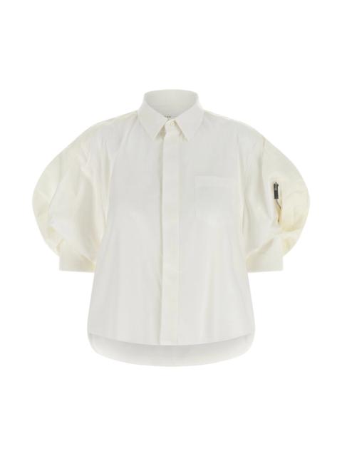 sacai Bomber sleeve shirt