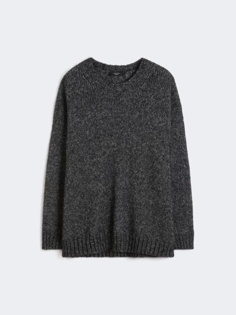 WEEKEND Max Mara Oversized mohair and lurex sweater - DARK GREY