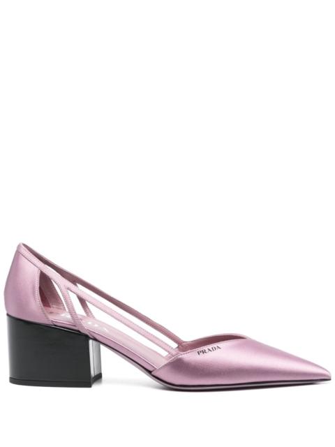 Prada Prada Women Satin Cut-Out Pumps