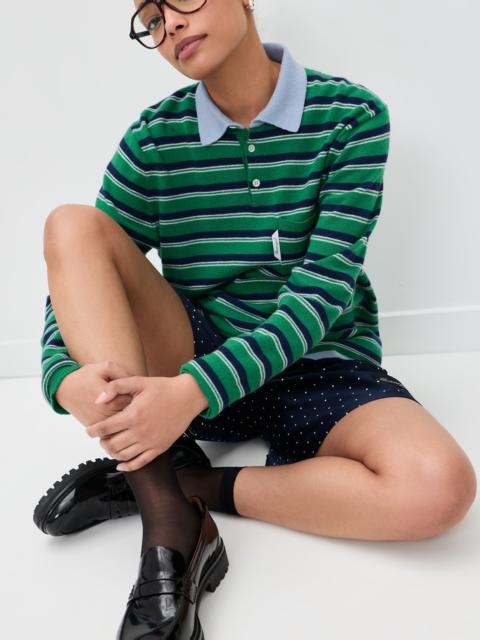 HommeGirls® Knit Stripe Polo