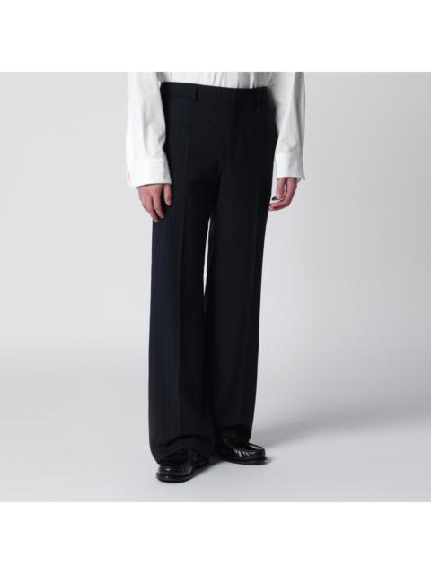 Séfr Sefr Pinstriped Wool-Blend Trousers Men