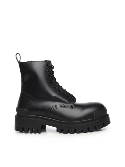 BALENCIAGA Balenciaga "strike" Leather Ankle Boots