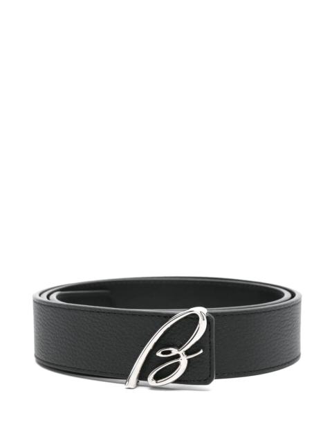 Brioni Logo-buckle Belt