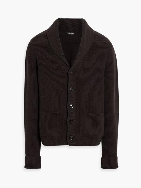 TOM FORD Ribbed cashmere cardigan