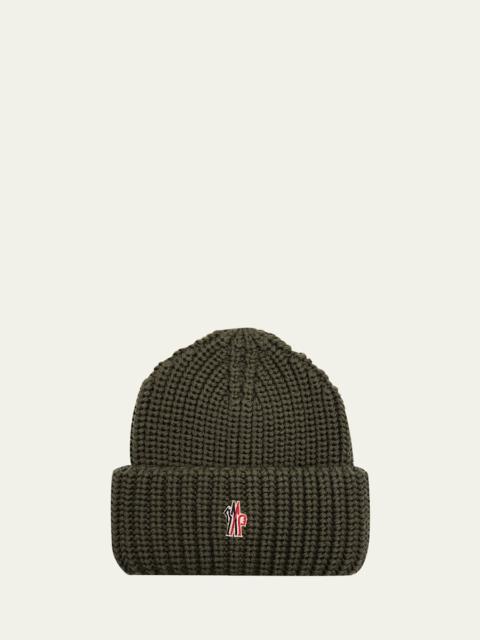 Moncler Grenoble Men's, Rib-Knit Wool Beanie