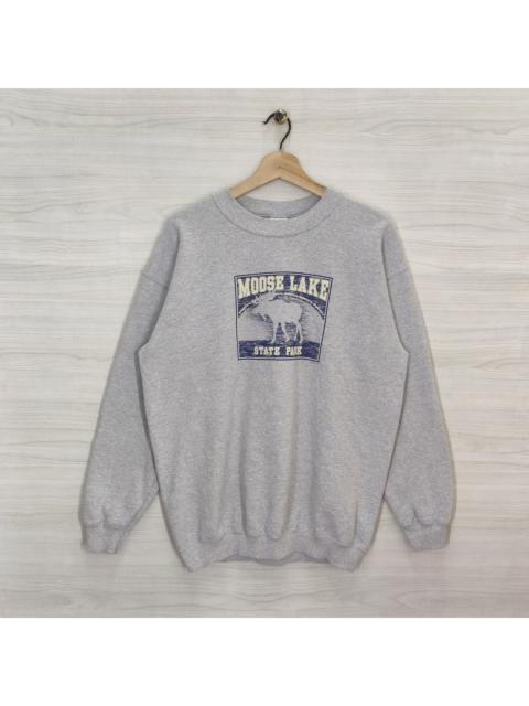 Other Designers Gildan × Vintage - Vintage 90s Moose Lake State Park Crewneck