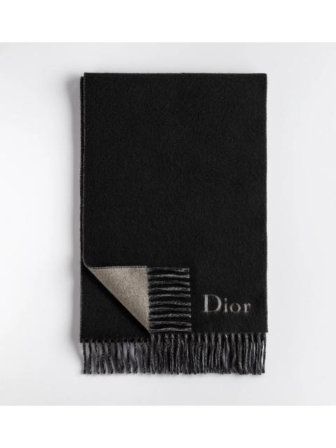 Dior Dior Wool And Cashmere Double-face Scarf