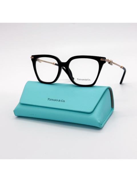 Tiffany & Co. New Tiffany & Co Black Gold Women Eyeglasses TF2284B 8001