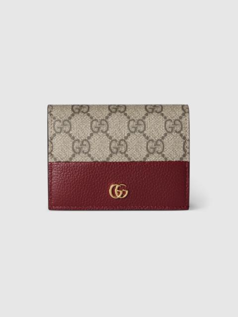 GUCCI GG Marmont bi-color mini wallet