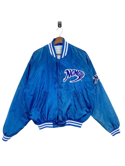 Other Designers Vintage NOMO Dodgers MLB Sportswear Satin Varsity Jacket