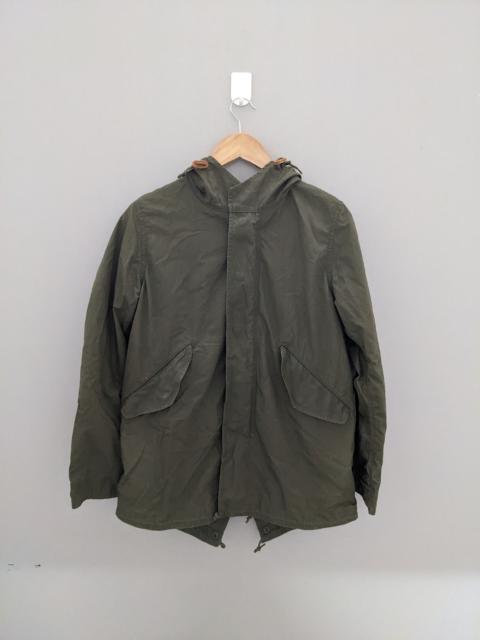 Other Designers Japanese Brand - D.M.G Army Green Mens M-51 Parka Jacket Hooded