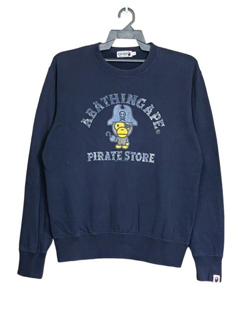A BATHING APE® A BATHING APE BAPE PIRATE STORE CREWNECK (2012)