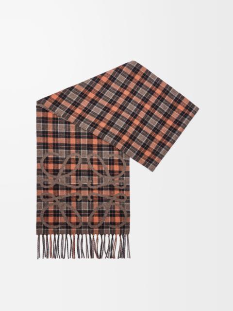 Loewe Anagram scarf in silk and cashmere