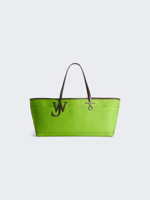 JW Anderson Stretch Anchor Tote Green And Brown