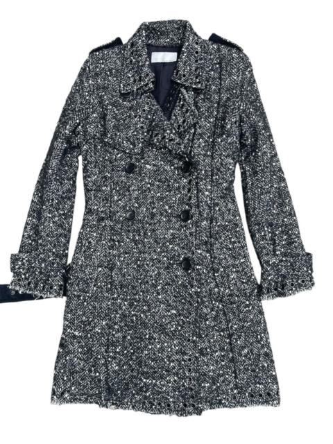 Other Designers Enchantment - Enchantement Avant-Garde Herringbone Coat Double-Breasted