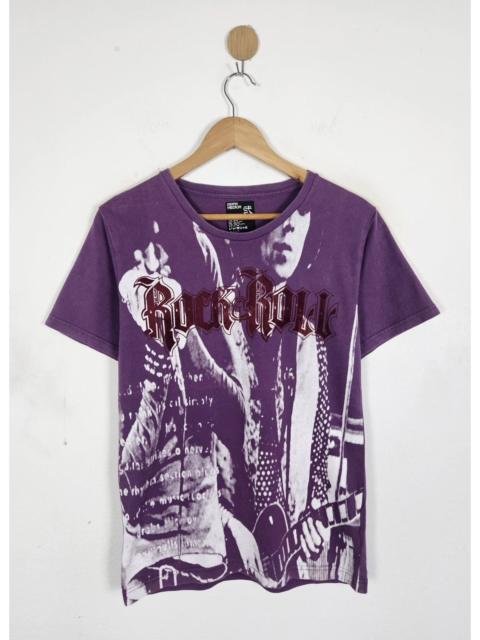 PPFM PPFM Rock & Roll overprint shirt