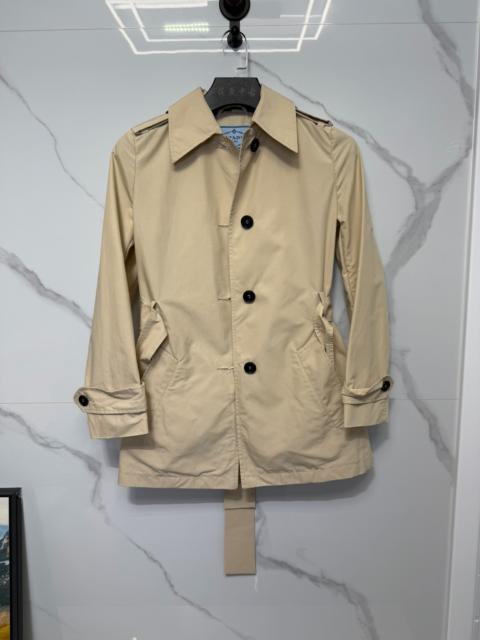Prada Prada Khaki Short Trench Coat