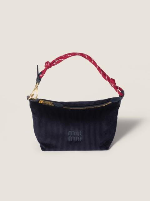 Miu Miu Corduroy pouch