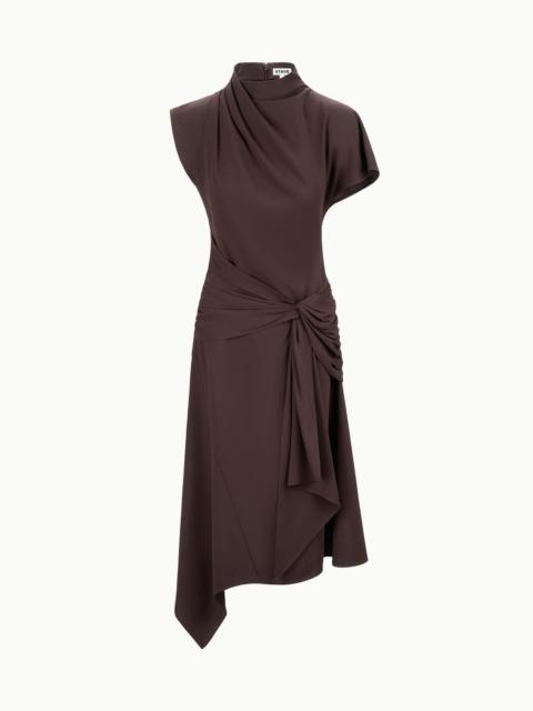 STAUD STAUD DAVINA DRESS EARTH