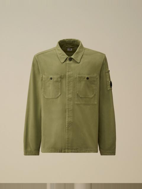 C.P. Company Armored Stretch Satin Lens Button Overshirt