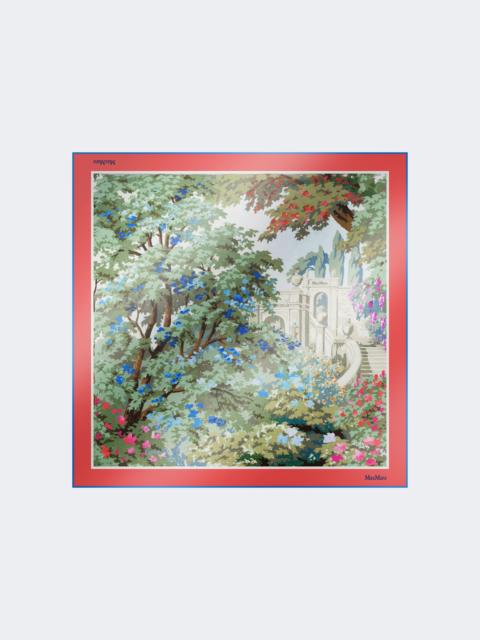 Max Mara Printed silk foulard - ANTIQUE ROSE