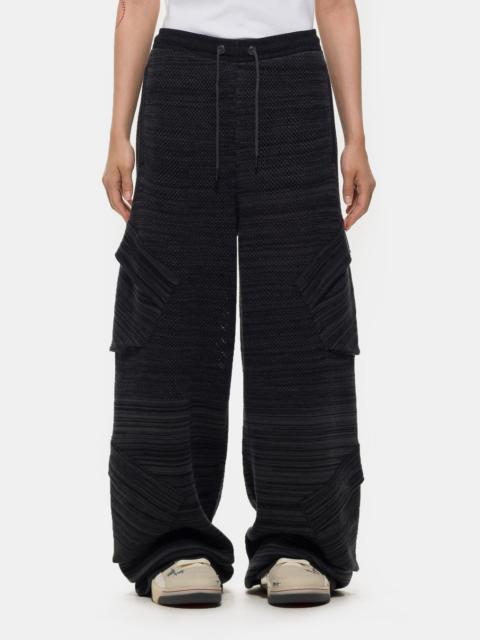 Jordan Téla Knit Pant in Dark Smoke Grey/Black