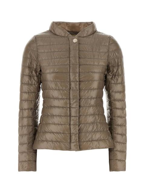 Herno Herno Women Dove Grey Nylon Down Jacket
