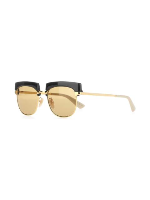 GUCCI Gold Metal Sunglasses