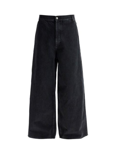 Wide Five-pocket Jeans With Spacious