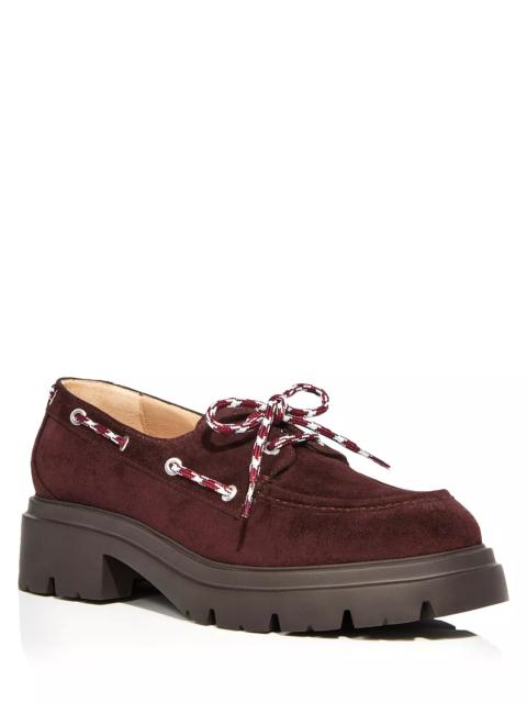 Stuart Weitzman Women's Hudson Suede Moccasins