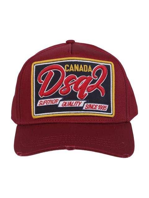 DSQUARED2 Logo Patch Baseball Cap
