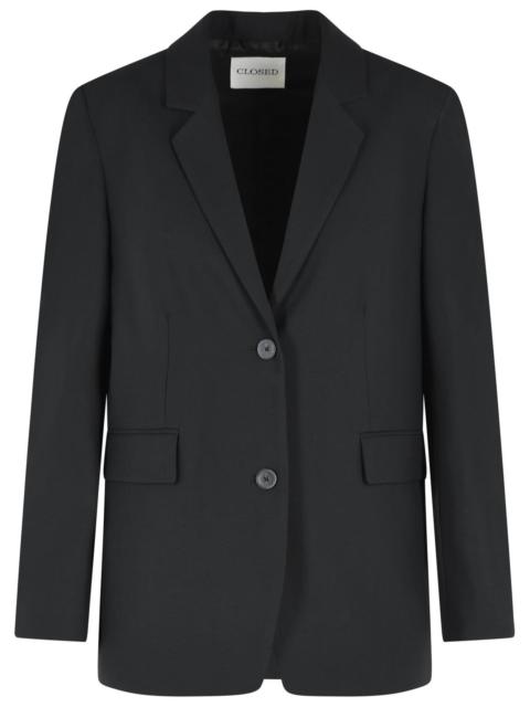CLOSED Closed LOLA Black Virgin Wool Blend Blazer