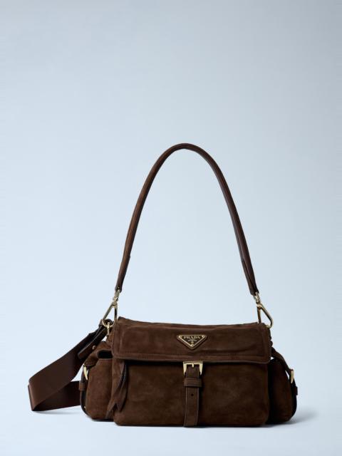 Prada Suede Explore Crossbody Bag