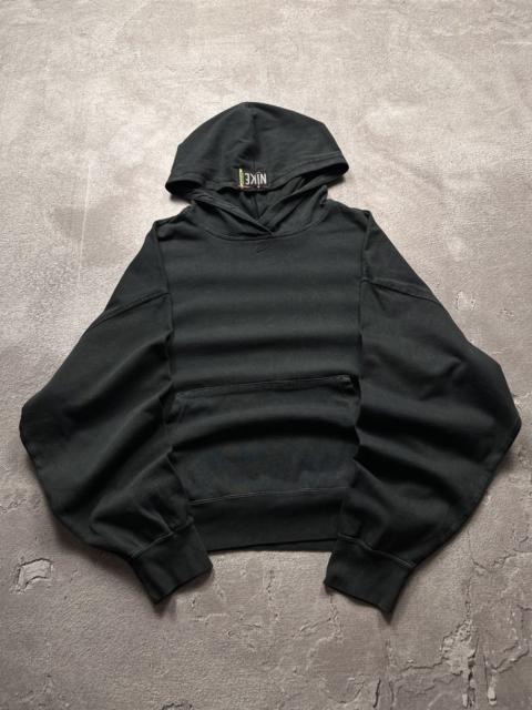 Nike Vintage Y2K Nike Centre Logo Swoosh Oversized Hoodie Faded
