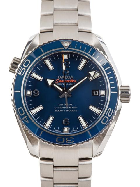 OMEGA Omega Seamaster Blue Dial Planet Ocean 600M Titanium