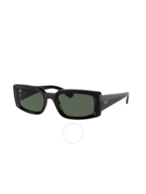 Ray-Ban Ray Ban Kiliane Bio Based Dark Green Rectangular Ladies Sunglasses RB4395F 667771 54