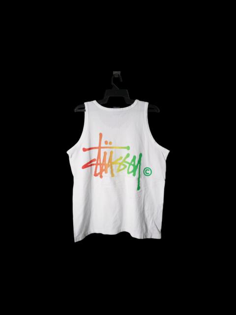 Other Designers Vintage - Vintage Stussy Spellout Singlet