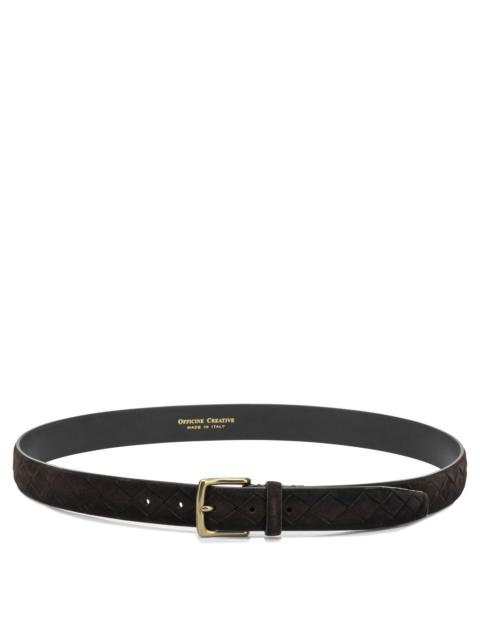 OFFICINE CREATIVE Officine Creative Leather Belt Brown Men