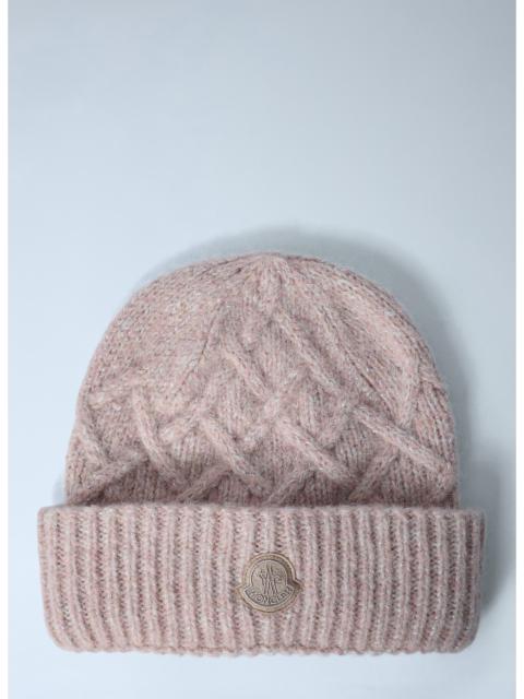 Moncler Moncler Women Logo Motif Beanie Hat