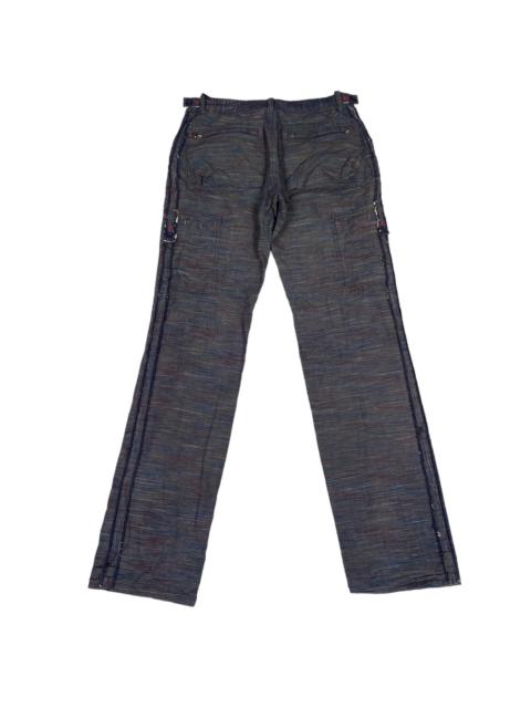 Other Designers Boycott - Boycott Stripe Indigo Pants. S0135