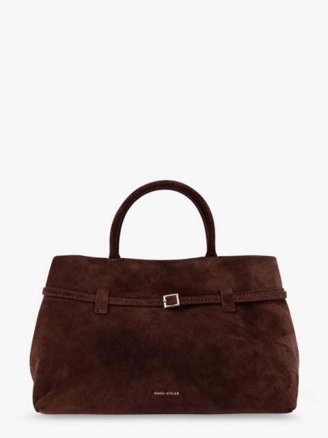 Other Designers Manu Atelier Le Cambon 35 Suede Shoulder Bag