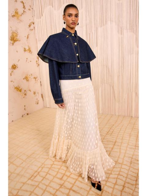 ULLA JOHNSON Vera Lace High Waist Maxi Skirt