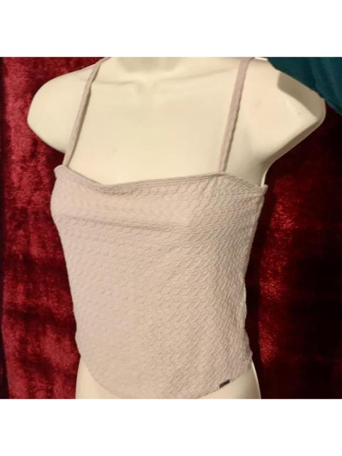 Other Designers Hollister Co. Women's Tan and Cream Vest