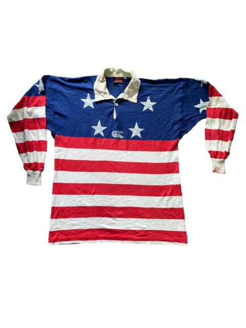 Other Designers Canterbury Of New Zealand - Vtg CANTERBURY New Zealand Striped Sweatshirt Rugby Pullover