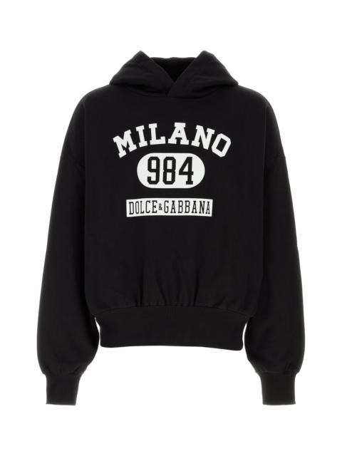 Dolce & Gabbana Black cotton sweatshirt