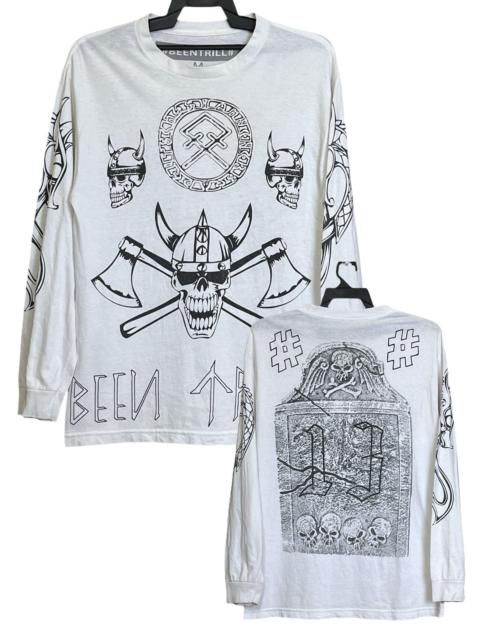 Other Designers BEEN TRILL distressed long sleeve tee shirt