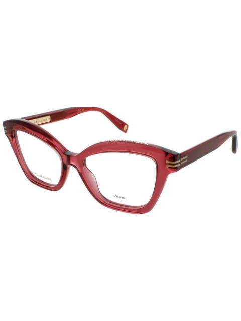 Marc Jacobs Marc Jacobs Ladies Red Rectangular Eyeglass Frames Mj 1032