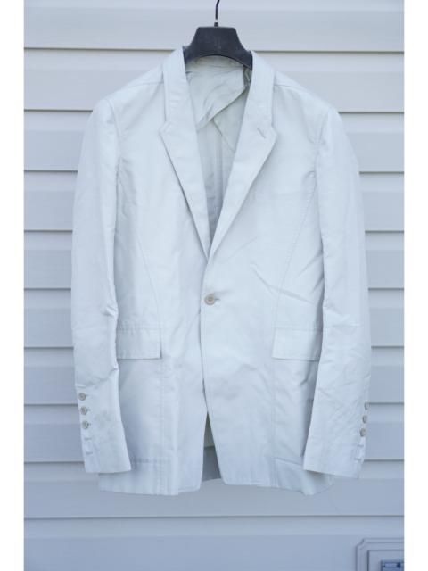 Rick Owens Rick Pearl Tailored Blazer Coat Pearl White SS16 Size 42 L